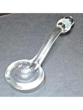 Vintage Imperial Glass Candlewick 2-Bead Mayo Ladle-Circa 1940's